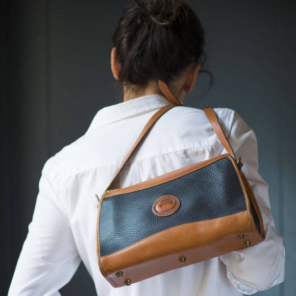 Dooney & Bourke Handbags - Black Dooney & Bourke Pebbled Leather Bag.